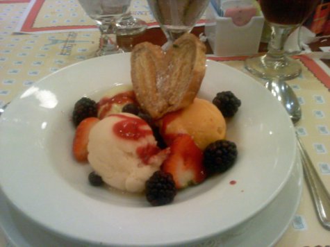 An assortment of fresh sorbets from Chefs de France