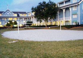 Sand Voleyball Court at The Beach Club