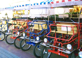 Enjoy a bike ride around the Boardwalk at the Boardwalk Inn