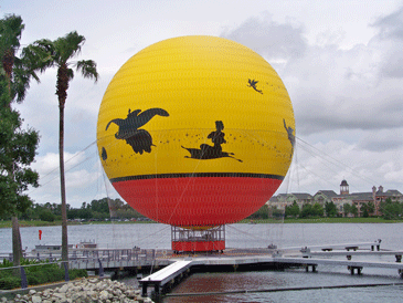 Characters in Flight at Downtown Disney Westside