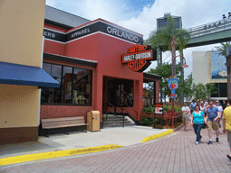 The Harley Davidson store at Disney's Pleasure Island