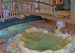 Bubbling Brook in Disney's Wilderness Lodge Lobby