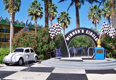 All Star Movies Resort Herbie in winners circle.