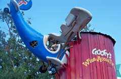 Goofy's Barnstormer roller coaster.