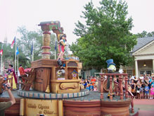 Float in the Celebrate Dreams Parade