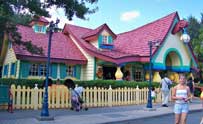 Mickey's House in Mickey's Toontown fair