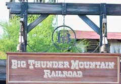 Entrance to Big Thunder Mountain Railroad 