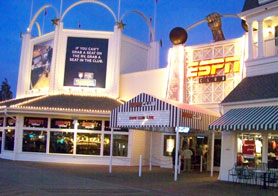 The ESPN club located on the boardwalk at Disney's Boardwalk Inn