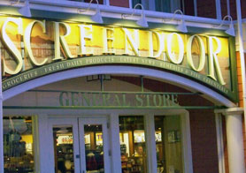 The Screendoor giftshop located on Disney's Boardwalk