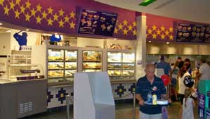 The counter Service food court at the All-Star Sports Resort