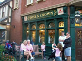 The rose and Crown restaurant in the United Kingdom in Epcot.