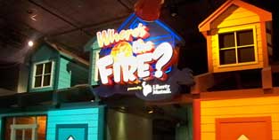 Wheres the Fire? exhibit in Innoventions West at Epcot