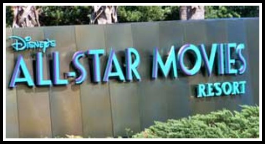 Entrance to All Star Movies Resort