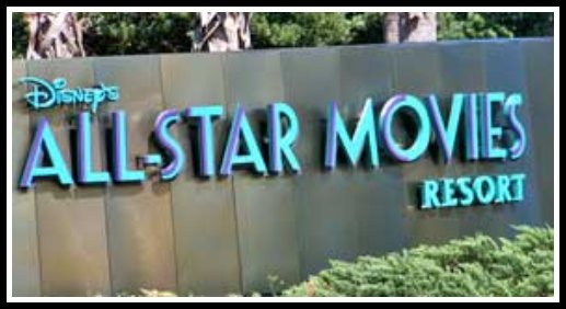 Entrance to All Star Movies Resort