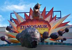 Entrance to the ride Dinosaur at Disney's Animal Kingdom.