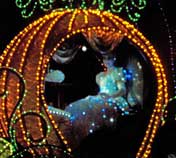 Cinderella's Carraige in the Spectromagic Parade at the Magic Kingdom