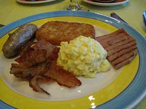 Disney Breakfast plate.