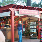 Outdoor shopping in the Germany Pavilion.