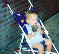 My son enjoying a Mickey Ice Cream Treat