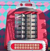 50's jukebox at Disney's Pop Century Resort