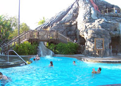 The Volcano Pool at the Polynesian Resort