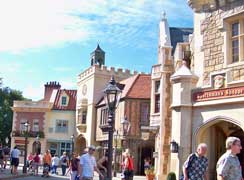 the united Kingdom pavilion in the world showcase in Epcot.